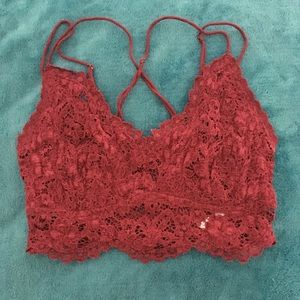 Free people celine lace bralette